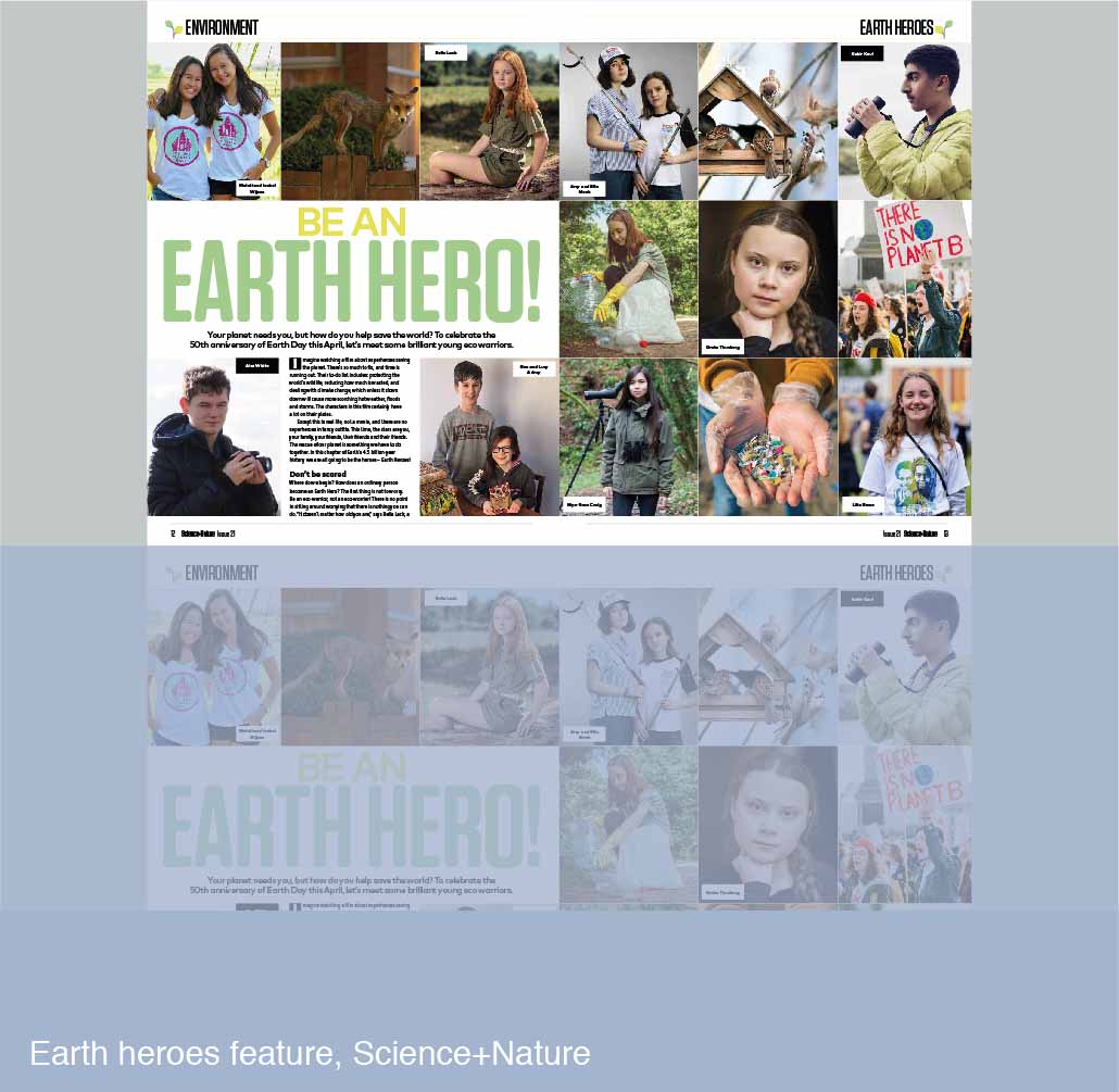 Earth Heroes feature for Science+Nature